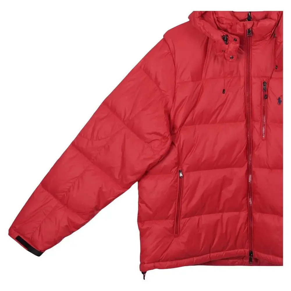 NWOT Polo Ralph Lauren El Cap Jacket 2XB Red Down Puffer Full Zip Hooded